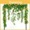 Wall Mount Plant Decor With Faux Vine Material For Home Office And Living Space