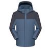 Personalized Windproof 3-in-1 Jacket: Solid Color, Custom Logo, Unisex Design, Thick Workwear