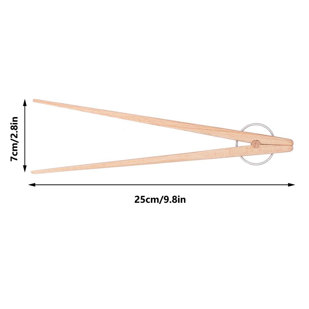 Wooden Wooden Tongs Reusable Baking Clip Grilling Accessory Snack Clip Food/Salad/Fruits/Pickles