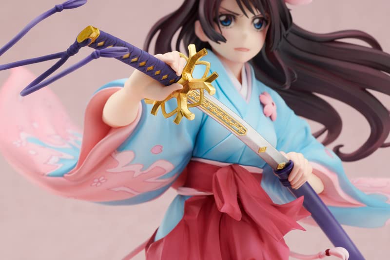 AMAKUNI New Sakura Wars Amamiya Sakura Scale PVC Model Hobby Japan 1/7 Pre-painted