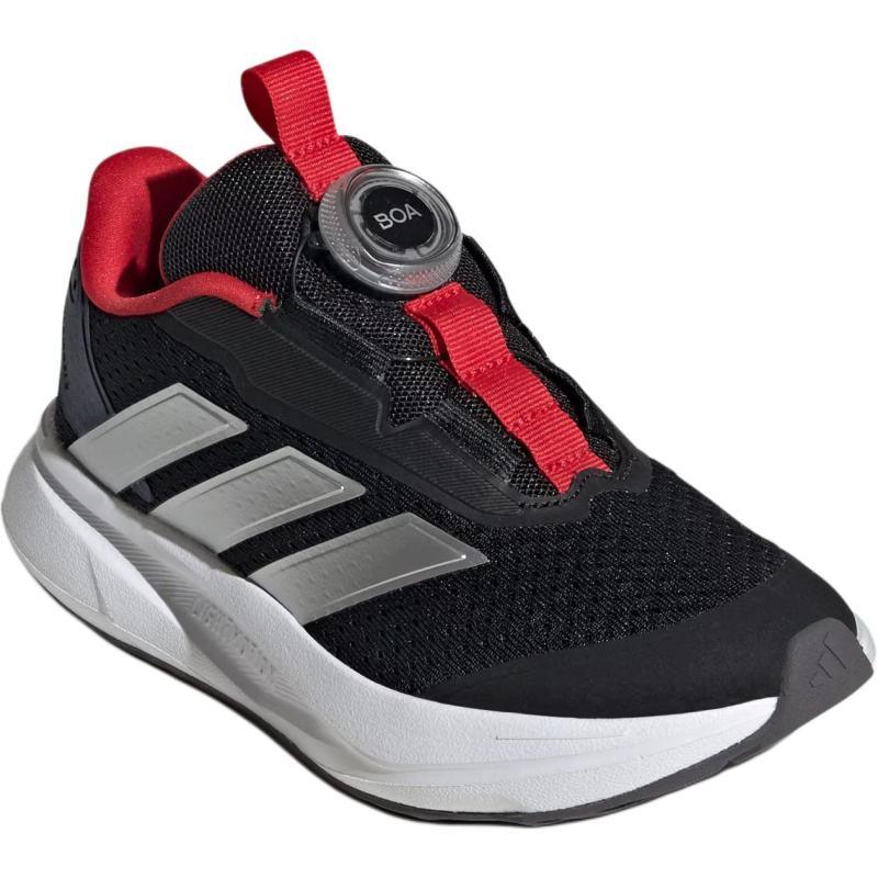 Adidas DURAMO SL 2.0 Cushioning, Wear Resistant Low top Casual Shoes Black/Metallic Silver/Light Scarlet Kids' Sneakers IH3603