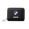 BAAZ2 Car Sticker For BMW For BMW PU Leather Men Women Card Holder Small Zipper Wallet Solid Coin Purse Accordion Design rfid ID Busin