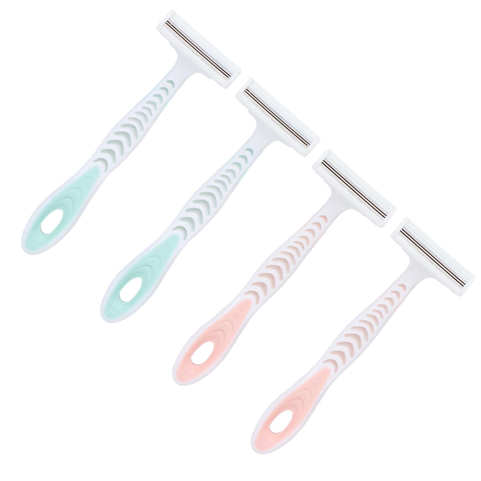 

4 Pack Women s Razor On 3 Floors Portable Lightweight Non Slip Razor for Women Hair Removing