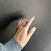 Silberring mit natürlichem Amethyst 14.208ct, Produktgewicht 7,64 g (2163664)