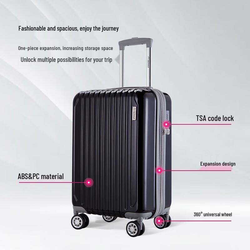 Diplomat TC-667 Lightweight Expandable Business Suitcase