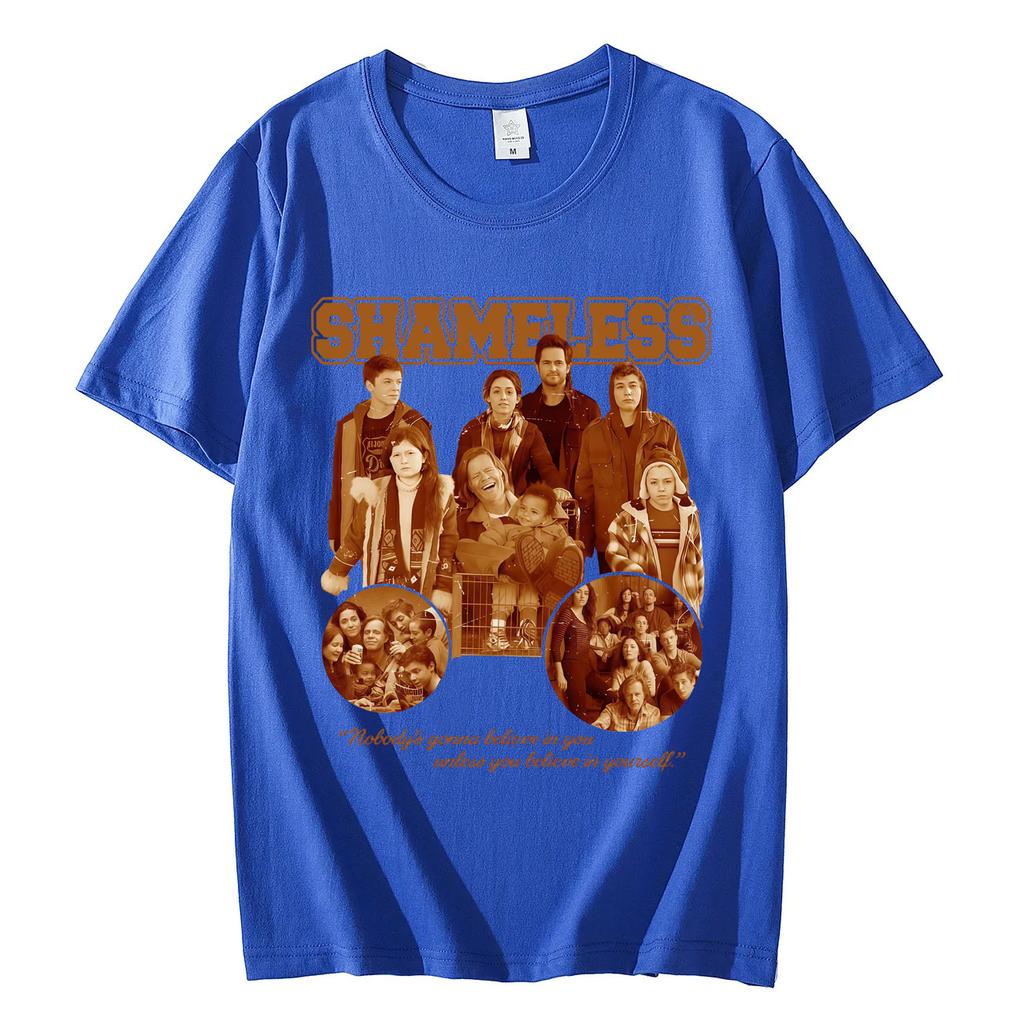 Limited TV Series Shameless Graphic T Shirts Fashion Vintage Short Sleeve Tshirt High Quality Cotton Oversized Tshirts Unisex