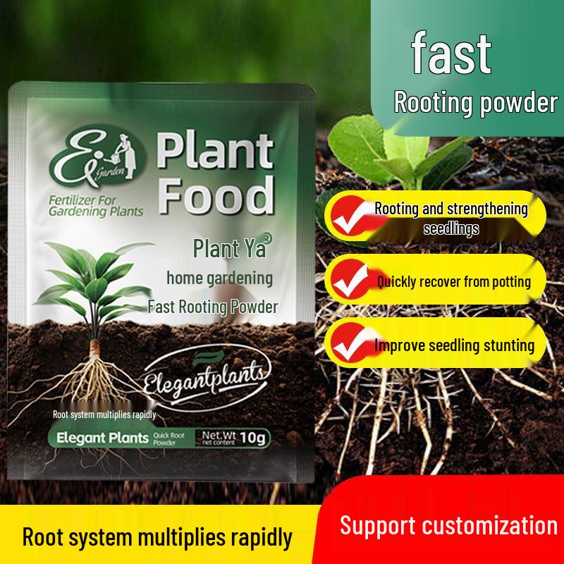 Universal Rooting Agent: Quick-Root Powder & Liquid for Trees, Pothos, and Flowers