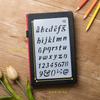 12 Conjuntos de Modelos de Letras do Alfabeto Inglês para Arte, Pintura em Madeira, Stencils Reutilizáveis para Artesanato, Modelos de Desenho para DIY