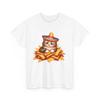 Cute Unisex Adult T Shirt Kitten Cat In Sombrero Covered In Nachos Mexican Funny