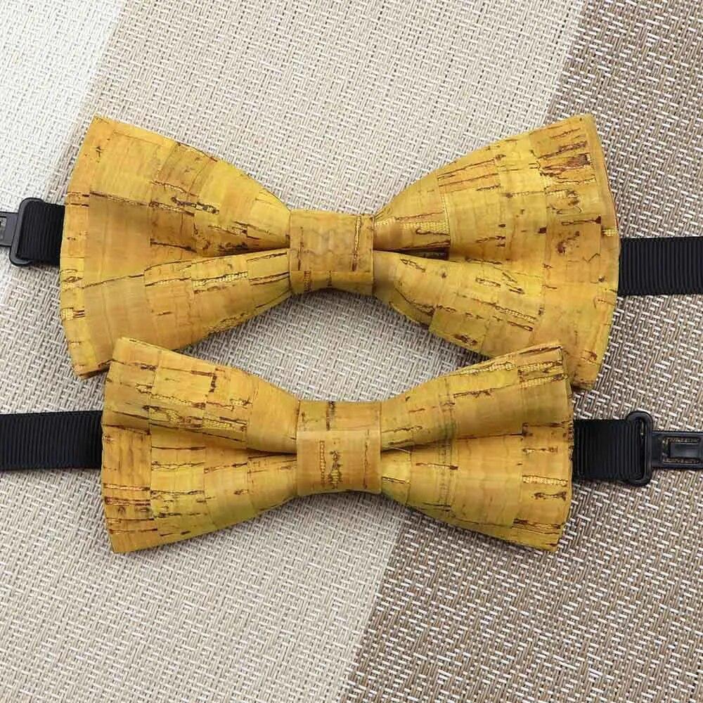1PC, Fashion Bow Shape Bow Tie, Double Layer, Wood, Gentleman,Handmade, Butterfly,