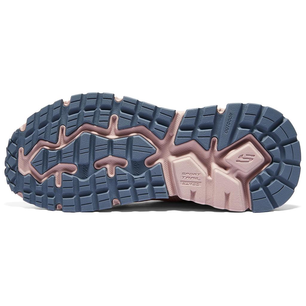 Skechers OUTDOOR Fabric Cushioning Abrasion Resistant Support Low top Casual Shoes Women's Rose Red 180168-ROS