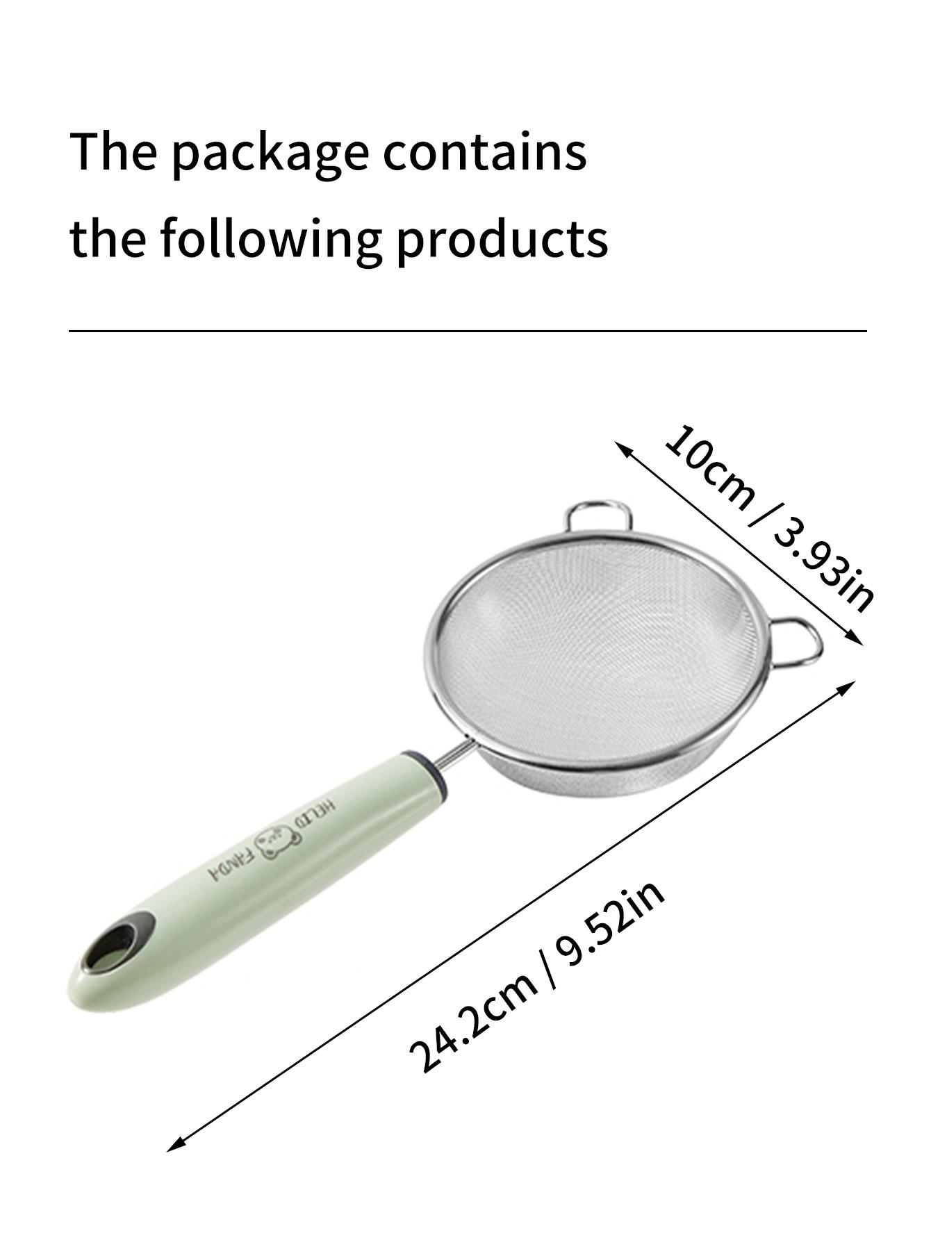 

WORTHBUY Нержавеющая сталь Ультратонкая сетка Фильтр Ложка-сито Сито Соевое молоко Сок Кофе Чай Фильтр Кухонный дуршлаг