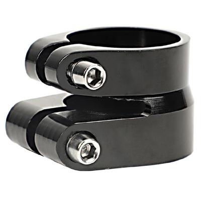 Adjustable Double Layer Clamp Bike Seat Post Clamp 1.25in/1.37in Double Size