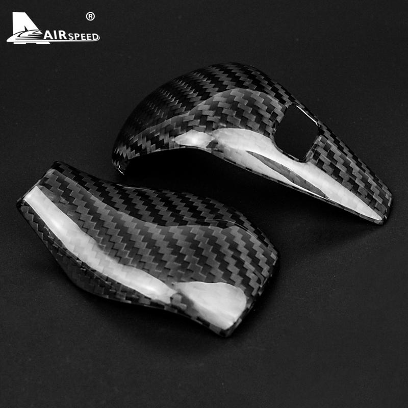 Hartes Kohlefaser für BMW G20 Z4 G29 G14 G15 X7 G07 Auto Schaltknauf Abdeckung Aufkleber Innenraumverkleidung Styling Zubehör