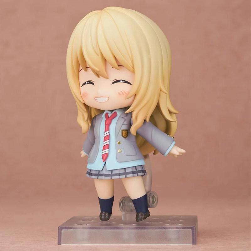 Q Version Miyazono Kaori Your Lie In April Anime Action Figure PVC Collectible Model Desktop Decor Gift For Anime Fans
