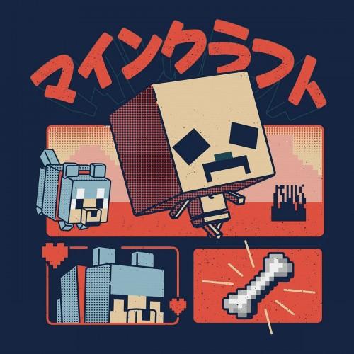 Minecraft Chibi Canvas Print