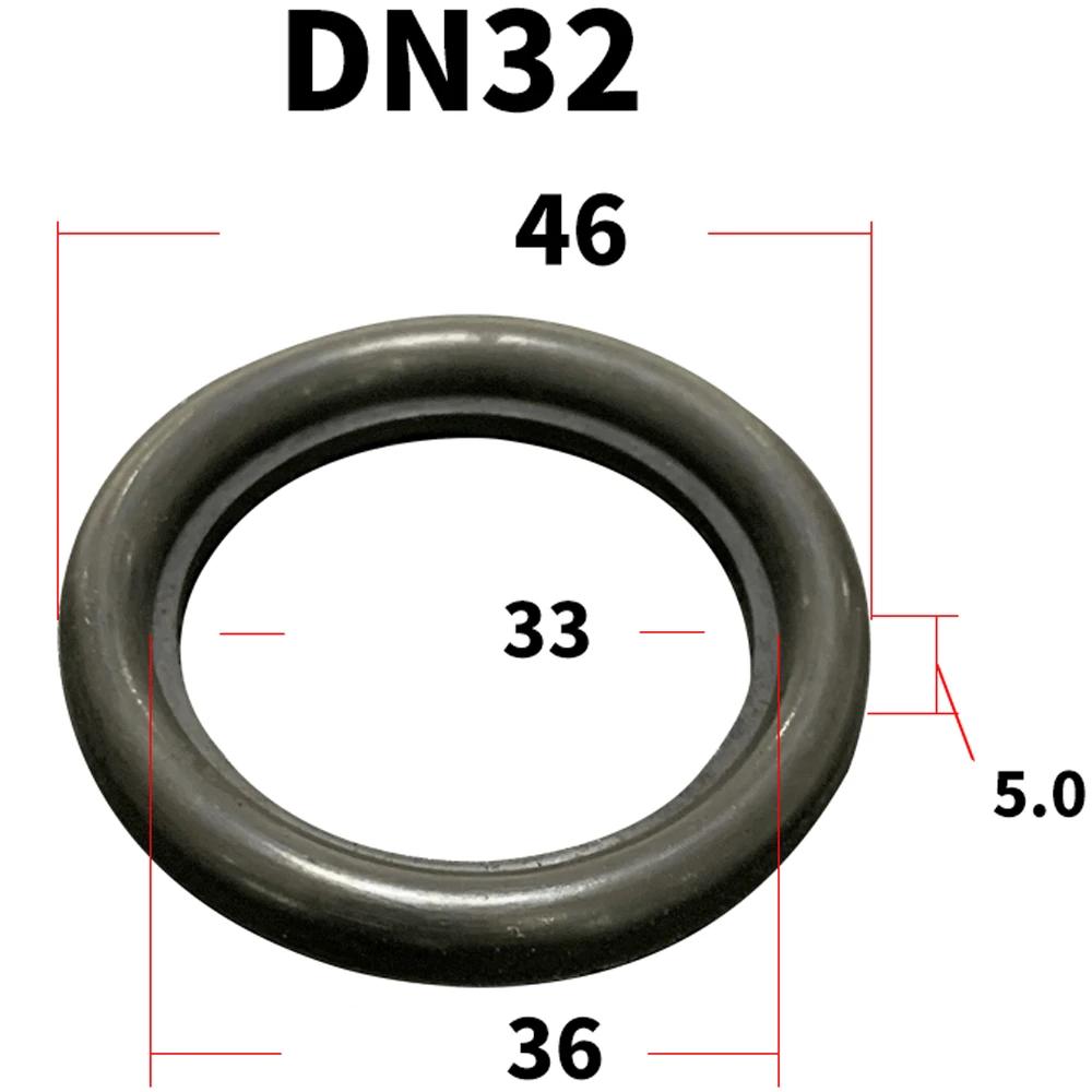 DN10/15/20/25/32/40/50-150 FKM Sealing Gasket Stirp For DIN Standard Weld Union Sanitary Homebrew