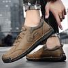 Męskie buty skórzane Ręcznie robione sneakersy Buty codzienne outdoorowe