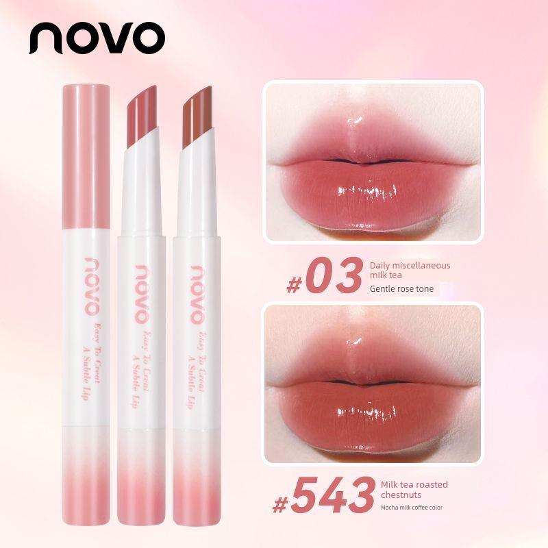 Nude Color Lipstick Stick, Lip Gloss for Women, Non-Fading, Non-Stick Cup, Low Saturation for Autumn and Winter, Natural Makeup, Niche Brand