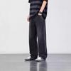 Retro Washed Black Jeans Men's Autumn New Drape Straight Wide-leg Pants Teen Denim Trousers