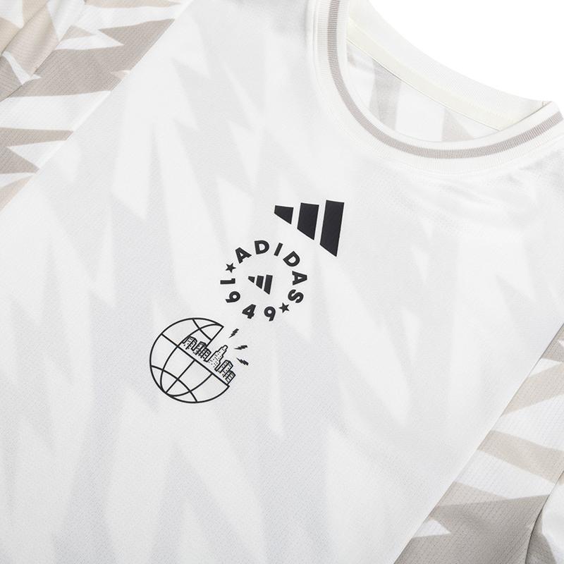 Adidas Casual Breathable Fashion Short Sleeve T-Shirt Kids Tops White JL7560