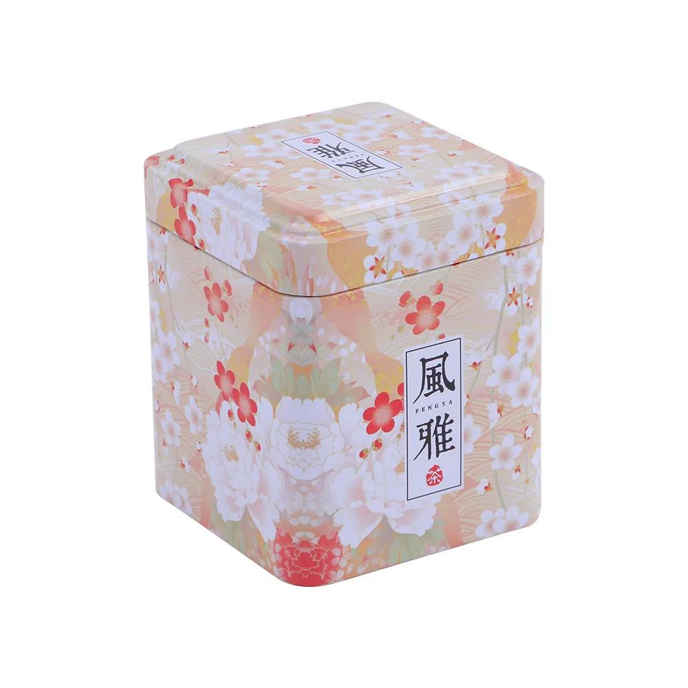 

High Quality Metal Kitchen Storage Aluminum Decoration Sealed Canister Airtight Container Tea Box Coffee Jar Tea Caddies