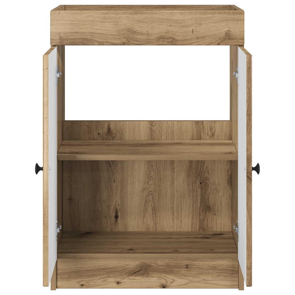 Under Sink Bathroom Cabinet Artisan Oak