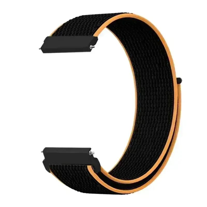 20mm Universal Kids Smart Sport Watch Band Nylon Loop Strap Adjustable Wristwatch Replacement Comfortable Children Watch Straps
