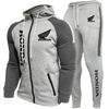Honda 's New Sports Outfit - Honda Logo Men's Outdoor Sports Suit - Running Hat Jacket - Sports T-shirt - Sports Pants - Two-piec