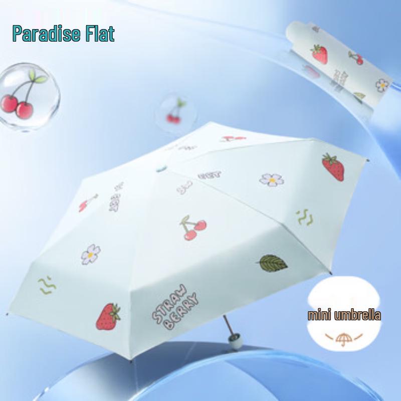 Paradise 5-Fold Pocket Sun & Rain Umbrella