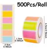 500 Sheets Waterproof Color Coded Index Tabs Sticky Labels for File Organizing Personalized Name Tags Office School Supplies