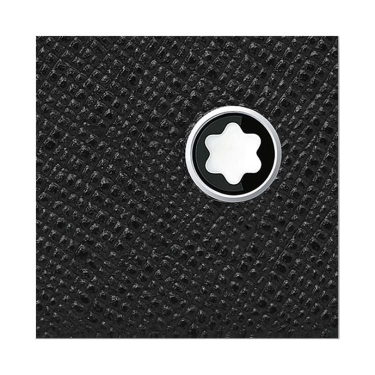 Montblanc Nero Wallet Leather Men wallet Black 128576BLACK