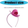 Elegante Fedora-Hüte Zylinder Kopfschmuck für Unisex Modeaccessoire Stilvolles Cowboy-Kostüm Panama-Hut Detail