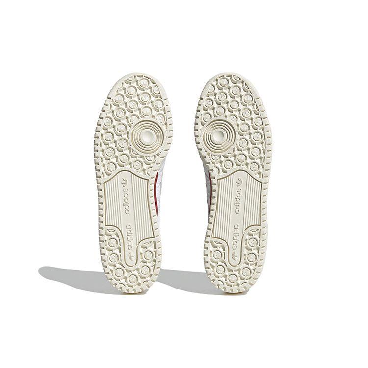 Adidas Originals Forum Exhibit Low 2 Comfortable Versatile Low-Top Skate Shoes Women Sneaker White Red IE7996