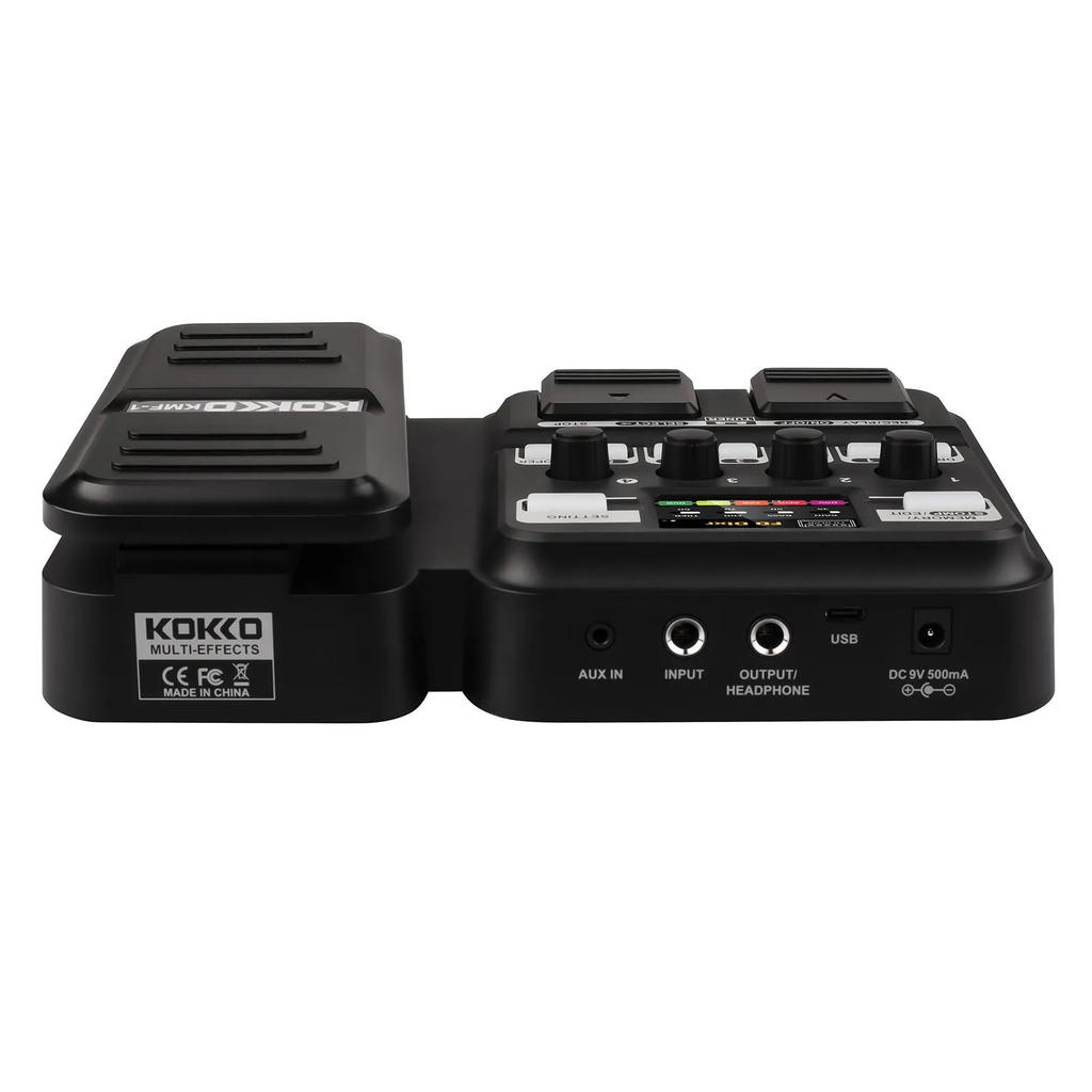 KMF-1 Guitar Effects Pedal Synthesized Effect 18 Amp Models IR 512 Dot Sampling Drum Machine and Loop Function Guitar Accessory