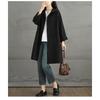 Loose Hooded Casual Trench Coat Long Sleeve Jackets Plus Size Women Autumn Winter Outerwear