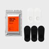 [Gift Set] Rise Ribbed Fake Socks 5 Pairs Color Pack 3