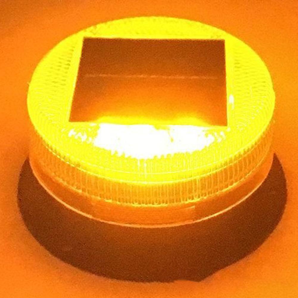 Solar-Powered Warning Flash Beacon Light Magnetic Strobe Light Flashing Emergency Light For Vehicles Waterproof Roadblock Lights