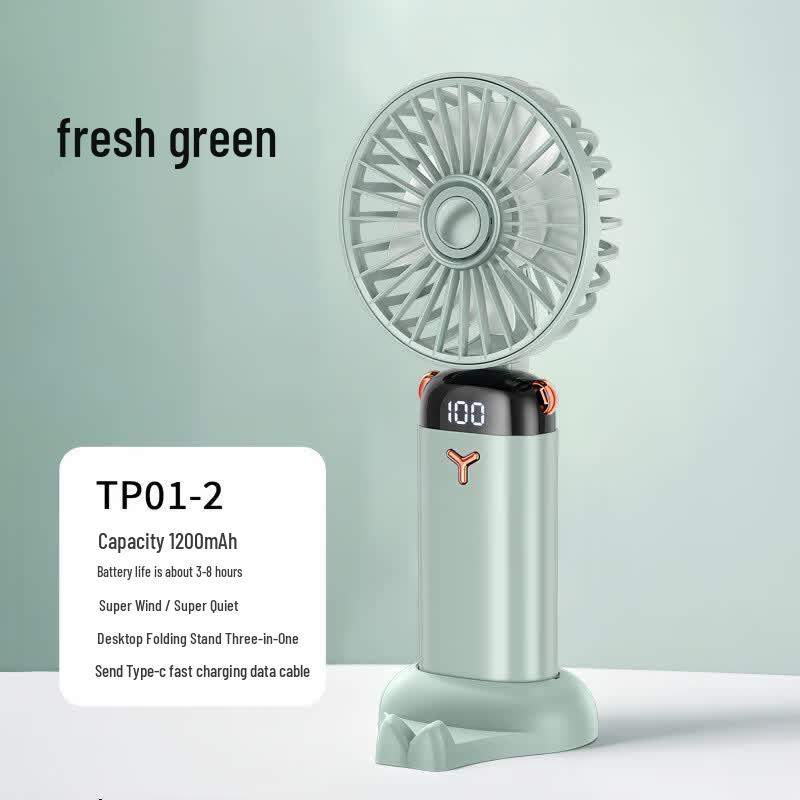 ZISIZ Portable Digital Display Desktop Fan