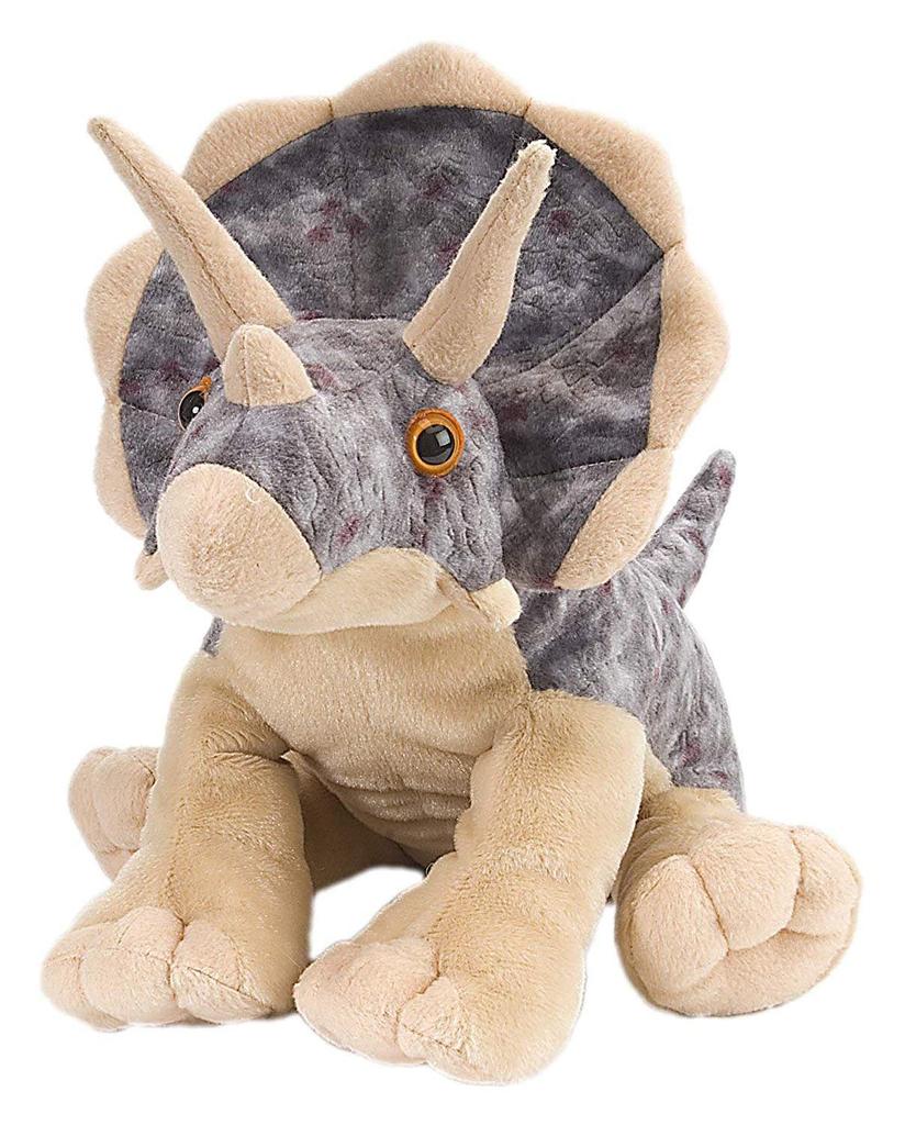 Wild Republic Triceratops Plush Cuddlekins 10960 Toy, 12"