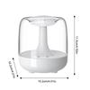 Small Humidifiers For Bedroom Portable 650ml Cool Mist Quiet Humidifier Rechargeable Home Freshener With Colorful Night Light