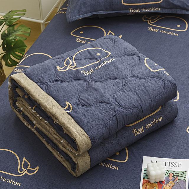 Trapunte estive stampate trapuntate Queen, trapunta morbida per bambini, trapunta singola e doppia, lavaggio meccanico, per adulti, 150x200