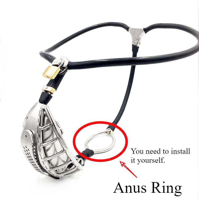 Invisible Stainless Steel Male Chastity Device Shield Cock Cage Lockable Penis Rings Bondage Adult Sex Toys for Man Pants