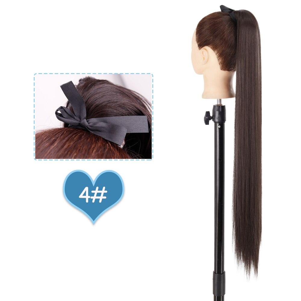 MISS WIG Омбре Коричневые Светлые Наращивание Волос Синтетический Хвост Обертывание В Шиньон для Женщин Повседневная Одежда Косплей Вечеринка