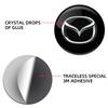2pcs For Mazda 3 6 Atenza Axela MS CX-3 Car Door Keyhole Stickers  Auto Door Lock Protection Self-adhesive Decals Accessories