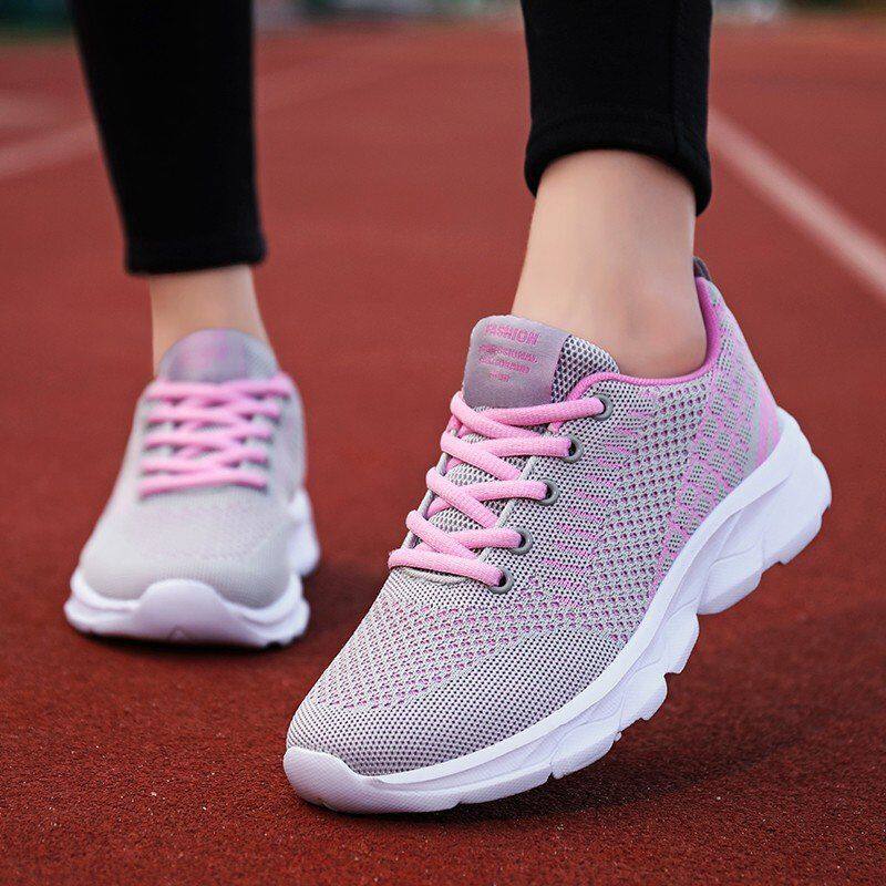 Winter Brand Sports Shoes Running Shoes Mesh Lightweight Travel Shoes Student Soft Sole Non-slip Casual Shoes