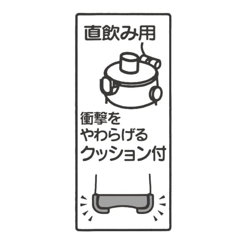 Skater Direct Drinking Water Bottle Plastic One Touch Bottle 480ml Clear Tomica Boys PDDR5