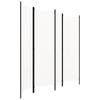 4 Piece Room Divider White 200 X 180 Cm
