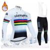 Unisex Long Sleeve Fleece-Lined Cycling Jersey Mountain Road Bikes Wear