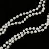 6x Long White Pearls Necklace Girl Ball Fancy Dress Costume Decor